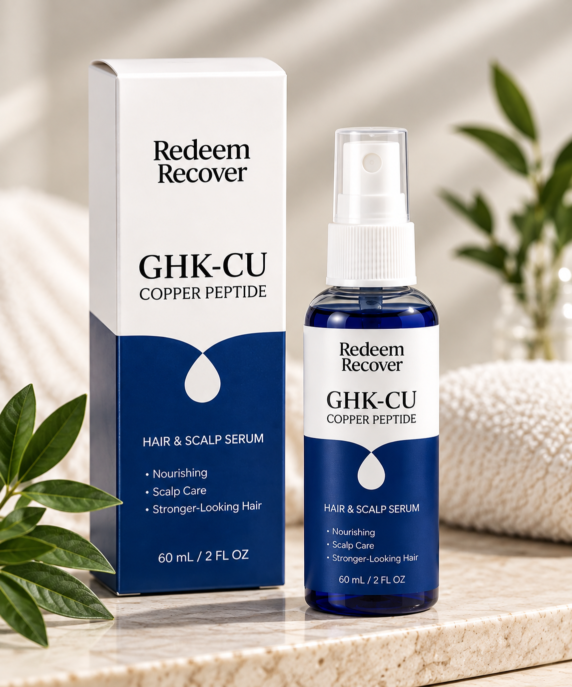 GHK-Cu Copper Peptide Hair & Scalp Serum