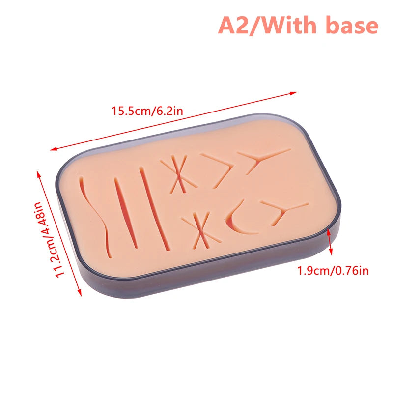 Silicone Suture Practice Pad