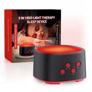 670nm Pure Red Light Sleep Aid Machine with White Noise Relaxation for Better Sleep Quality