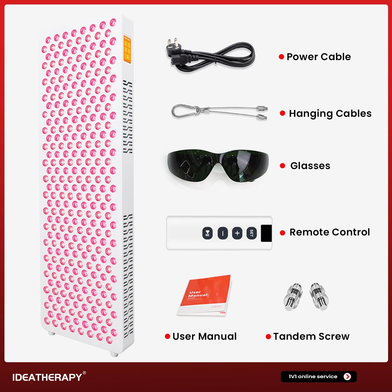 Professional Grade Full Body Light Therapy Panel