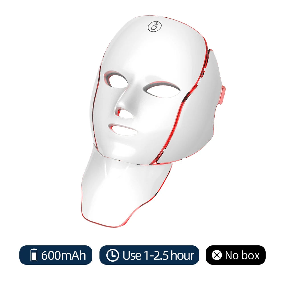 LED Face Neck Therapy Mask - Open Box Discounted