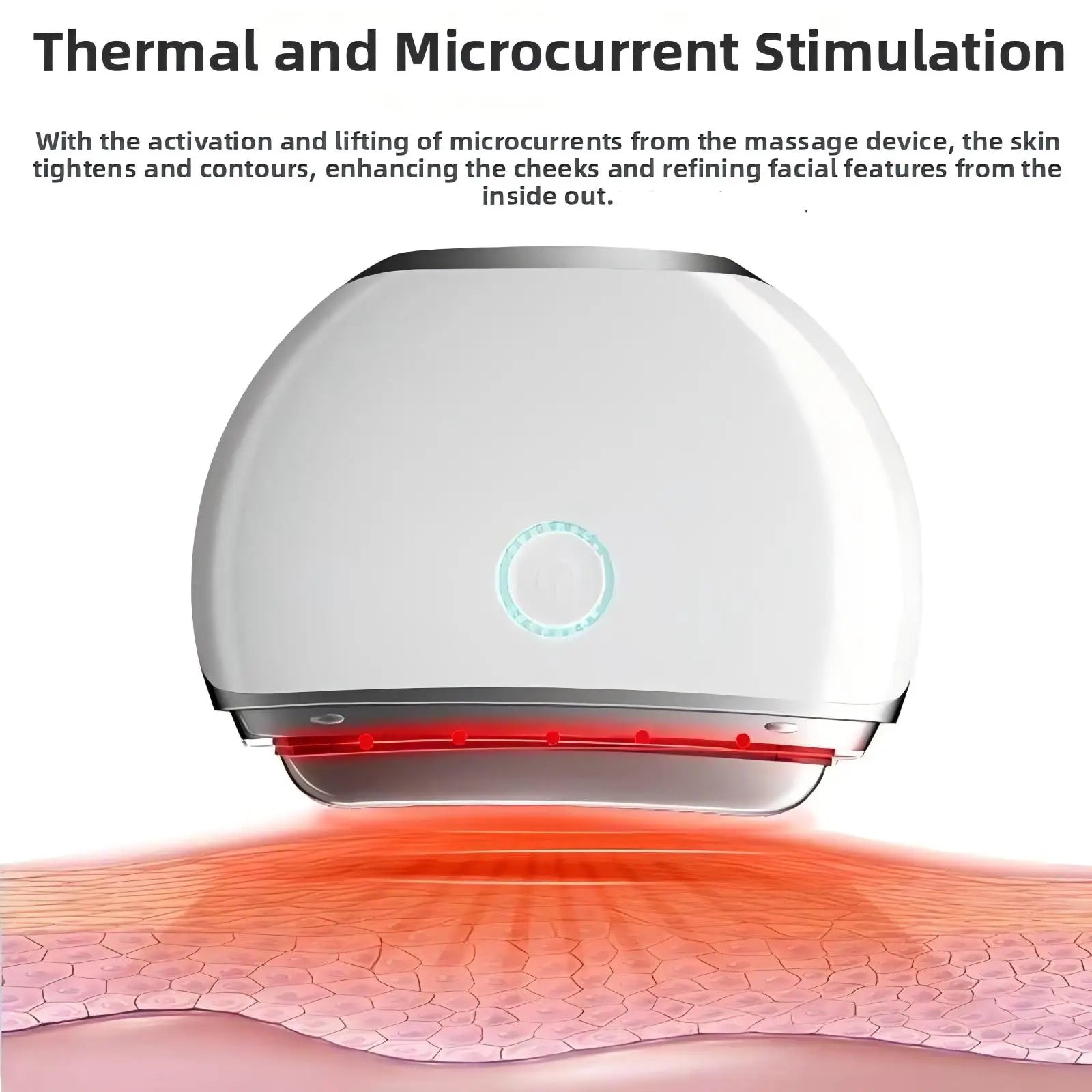 Electric Scraping Board EMS Tens Vibration Body Scraper Face Guasha Stone Facial Neck Lifting Slimming Relax Massage Device