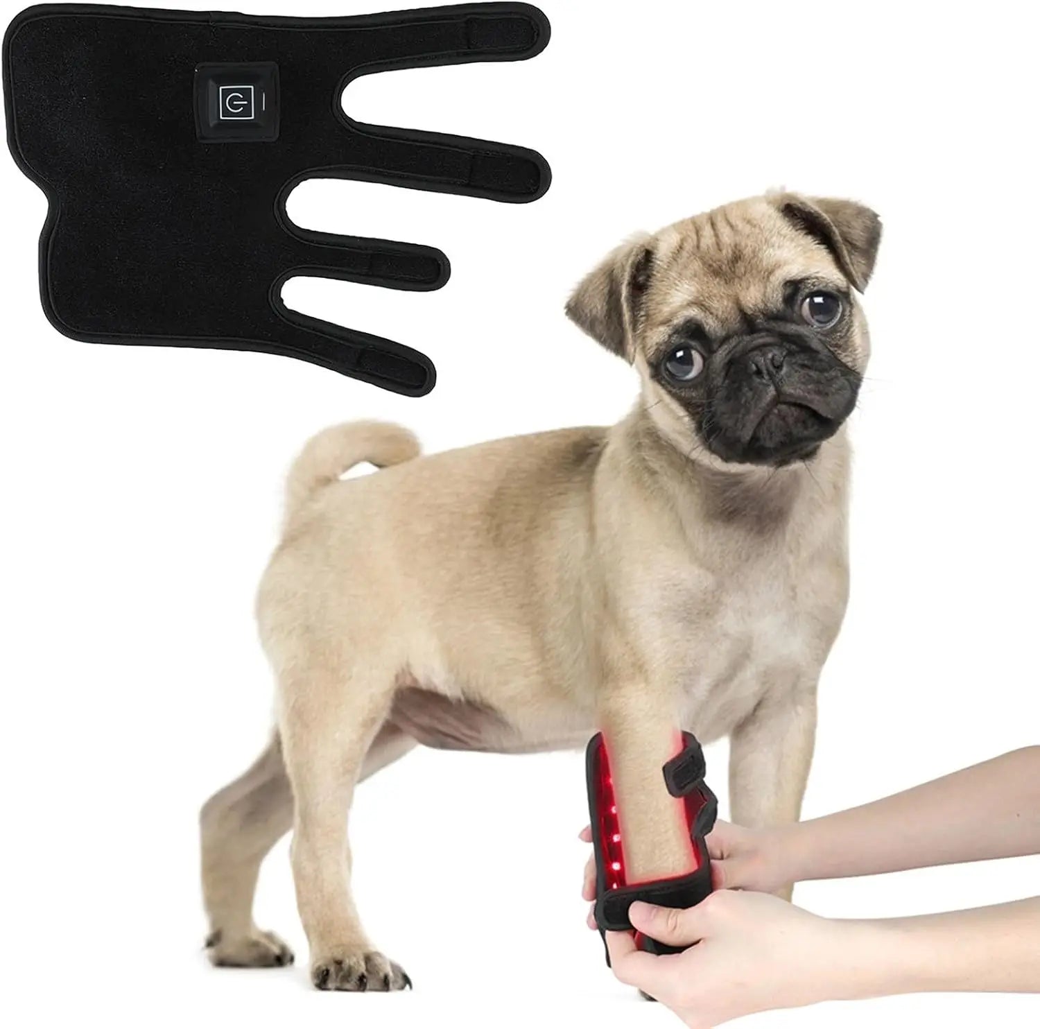 Pet Dog Back 160pcs Belly Small Medium Large Red Light Back Pet Therapy 660nm 850nm Collar Pets Wrap Vest Therapy Blanket