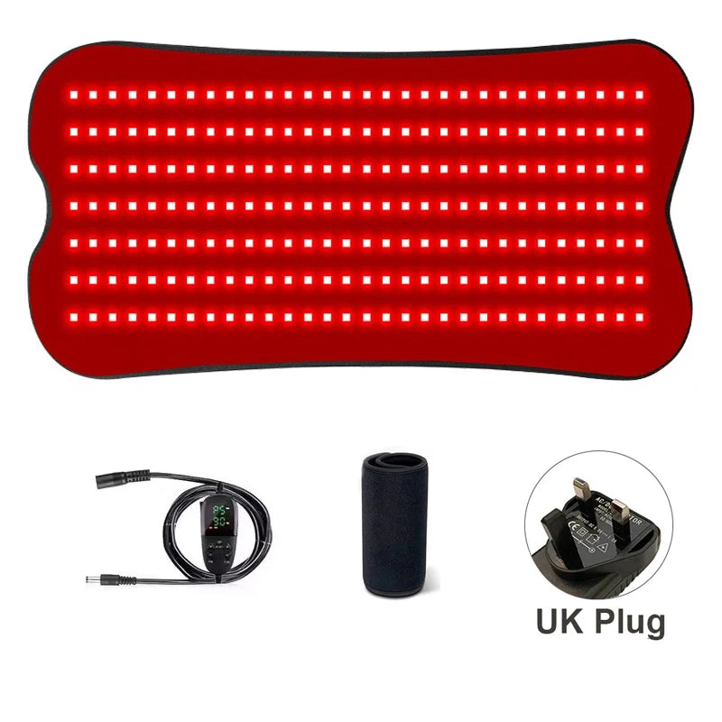 210pcs Red Infrared Light Therapy Pad LED Beauty Devices LED Bead Red Light Belt for Face and Body Back Knee Hands Feet Relief