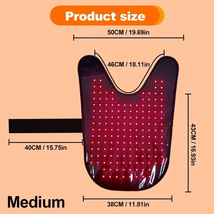 Pet Dog Back 160pcs Belly Small Medium Large Red Light Back Pet Therapy 660nm 850nm Collar Pets Wrap Vest Therapy Blanket