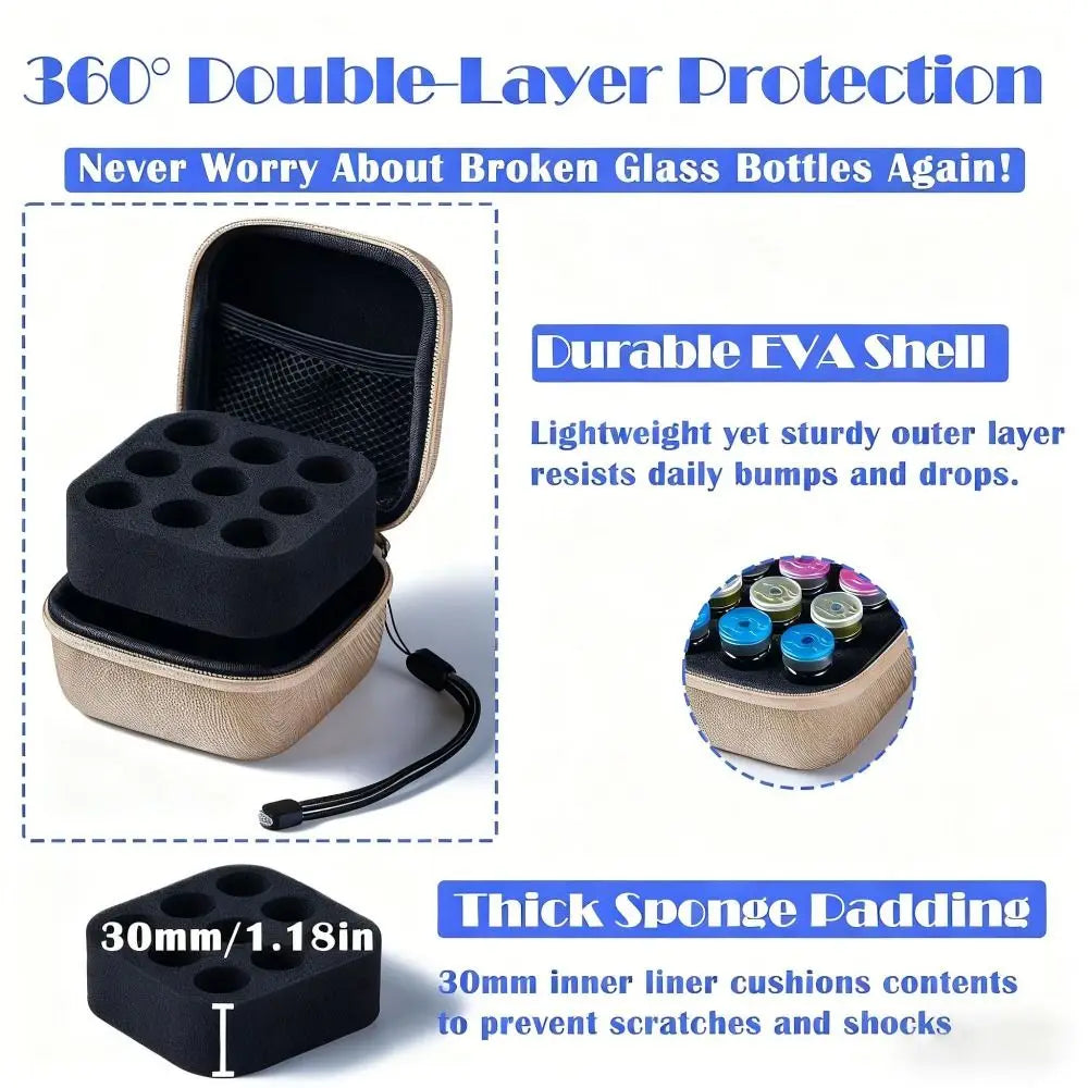 9 Research Vial Compact Case
