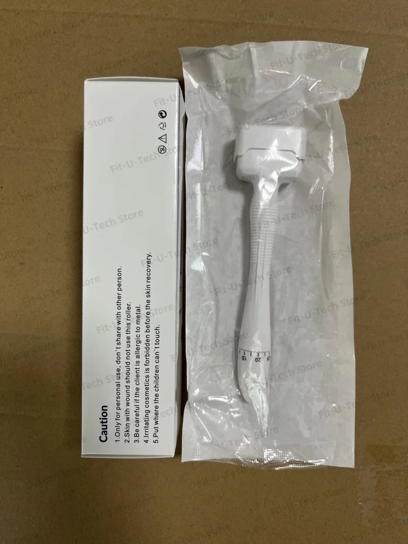 adjustable derma stamp  microneedle 140 pins skin care beard growth scalp hair