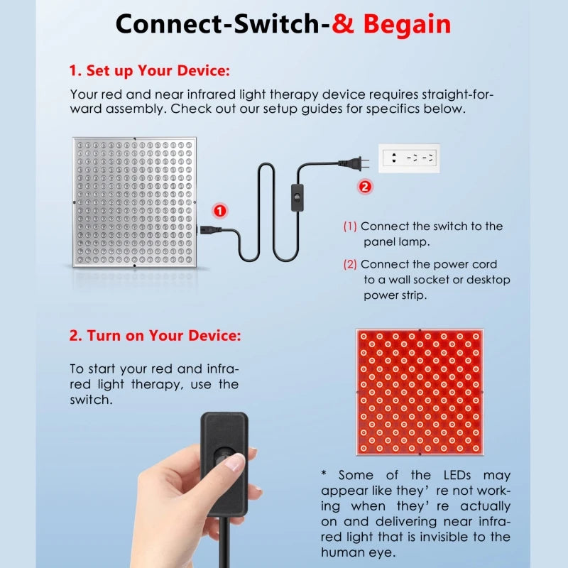 Advanced Red Light Therapy Panel