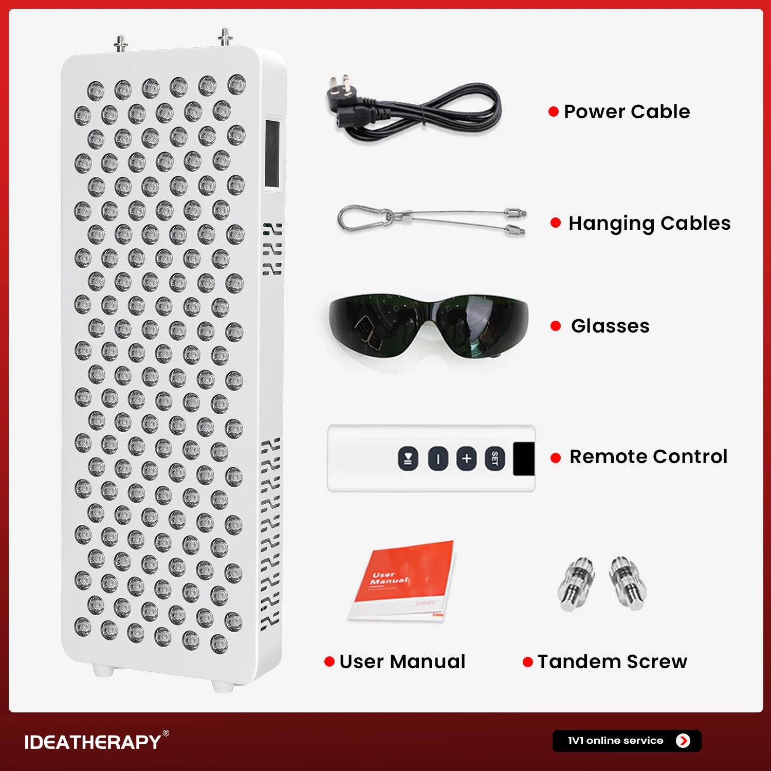 RLPRO200 Full Body 9-Wavelength Red Light Recovery Panel