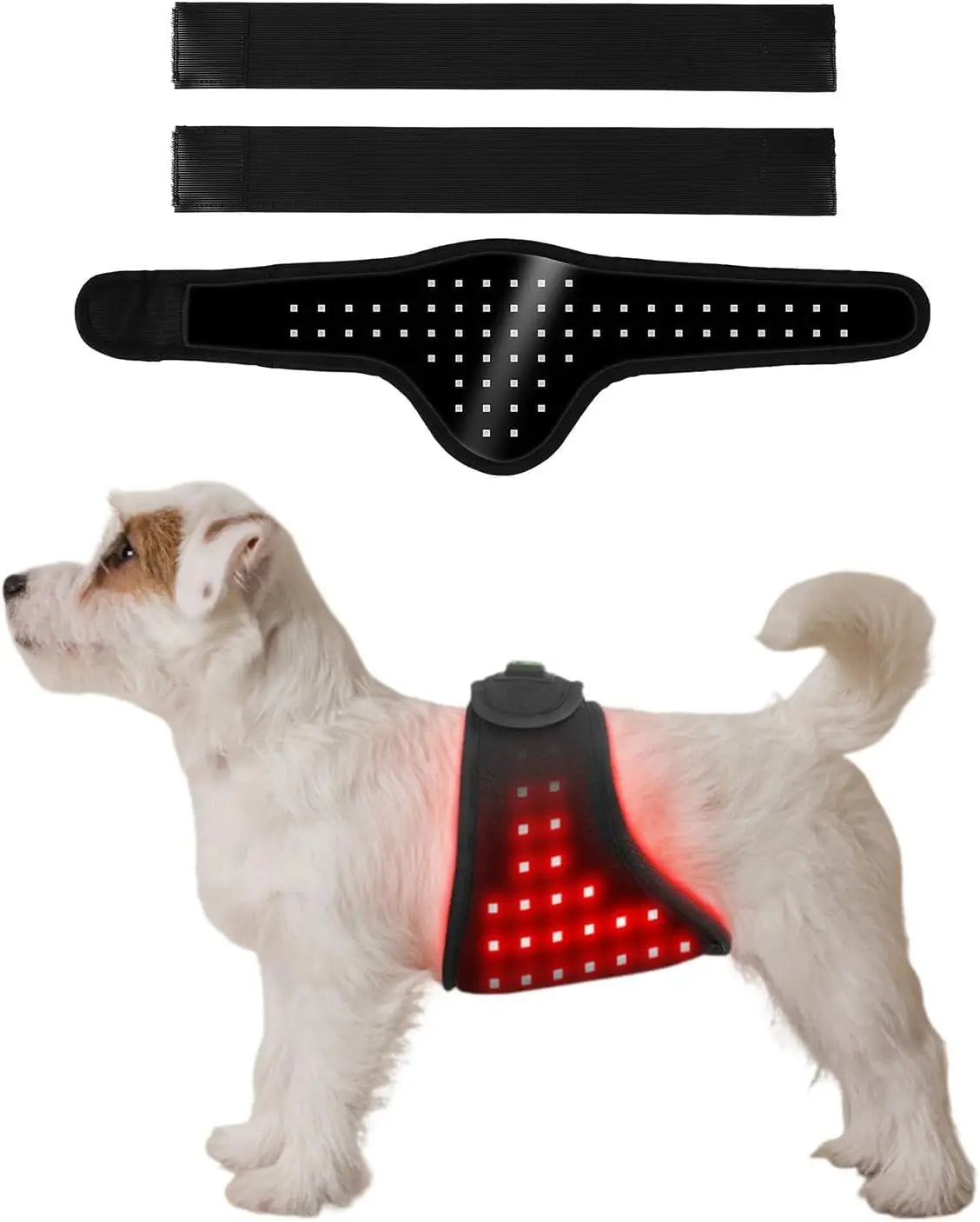 Pet Dog Back 160pcs Belly Small Medium Large Red Light Back Pet Therapy 660nm 850nm Collar Pets Wrap Vest Therapy Blanket