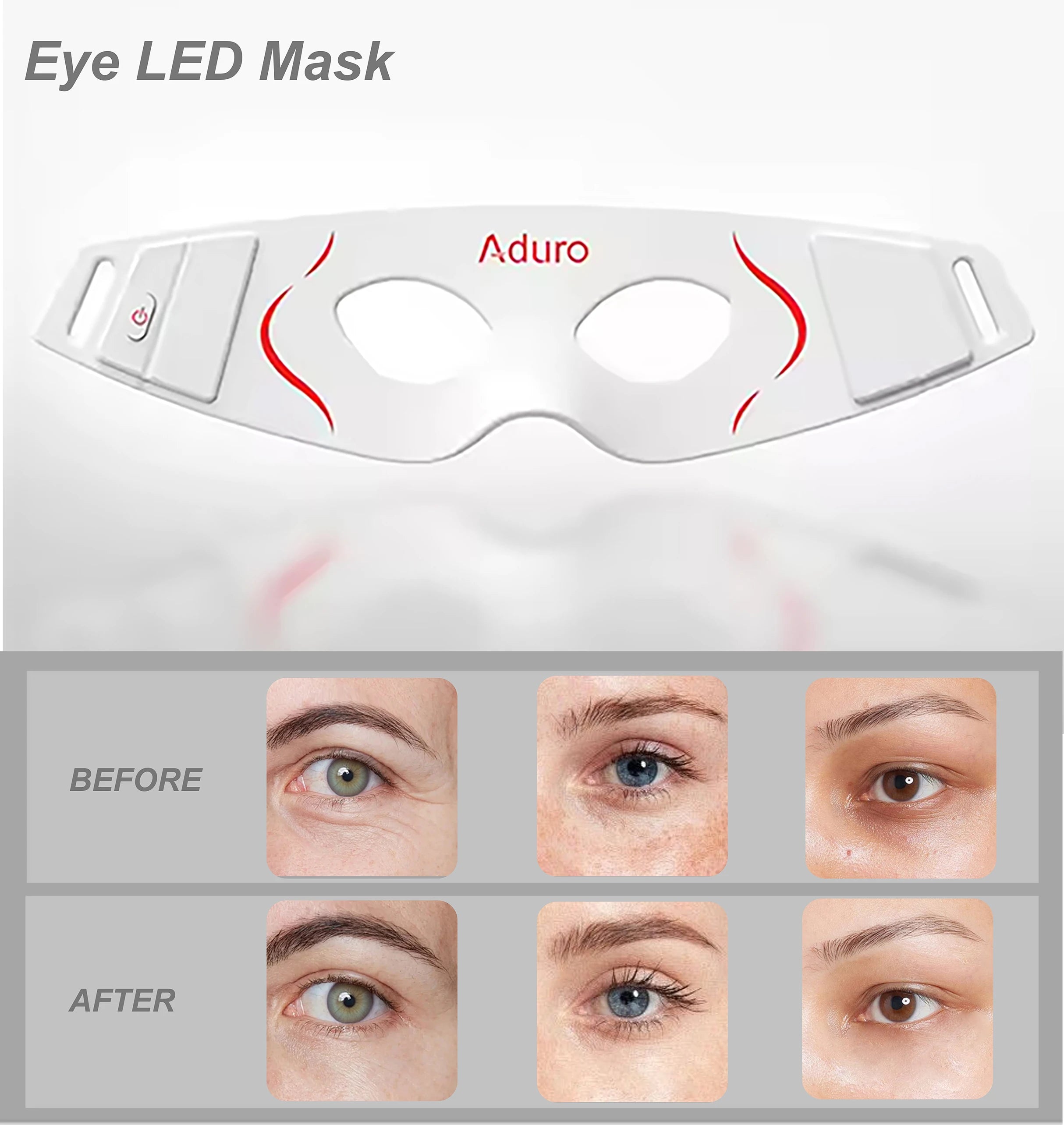 LED Eye Therapy Mask - 4 Wavelengths