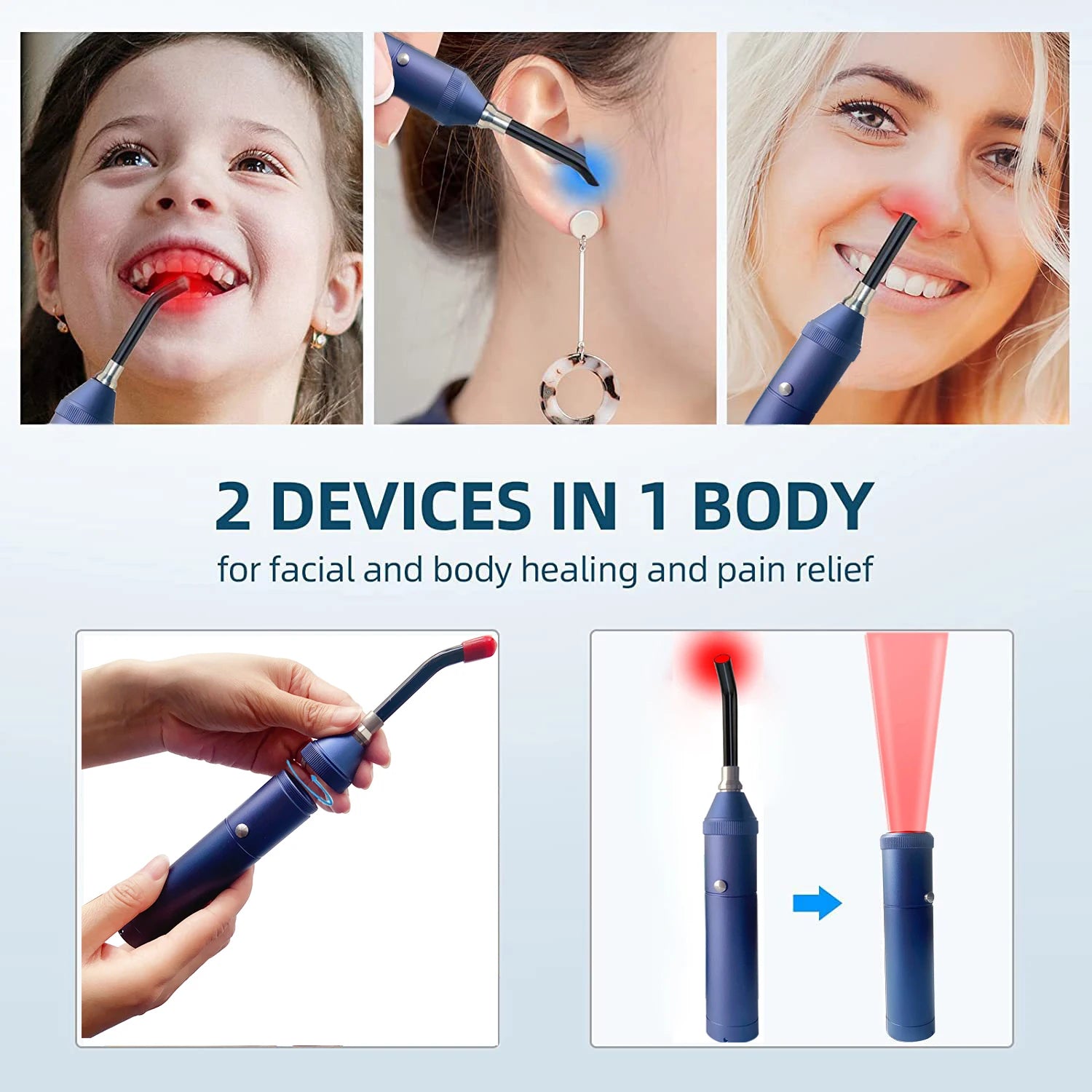 Portable Red Light Therapy Wand