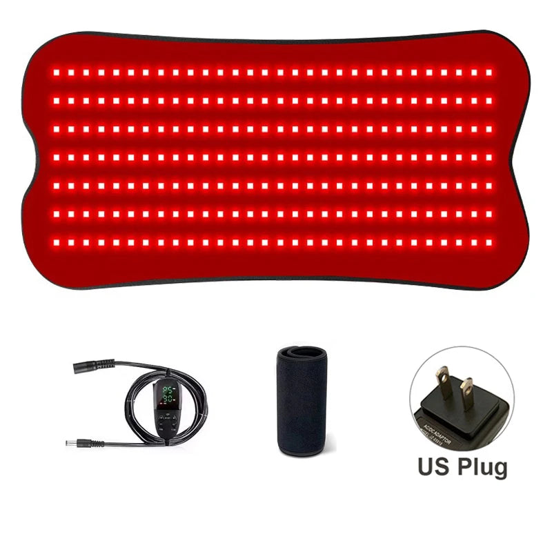 210pcs Red Infrared Light Therapy Pad LED Beauty Devices LED Bead Red Light Belt for Face and Body Back Knee Hands Feet Relief