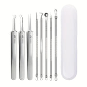 8-Piece Professional Blackhead Remover Kit | Stainless Steel