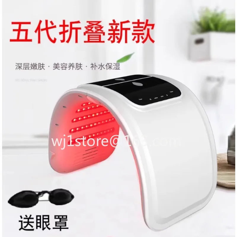 LED spectrometer Colorful photon skin rejuvenator PDT folding spectrum