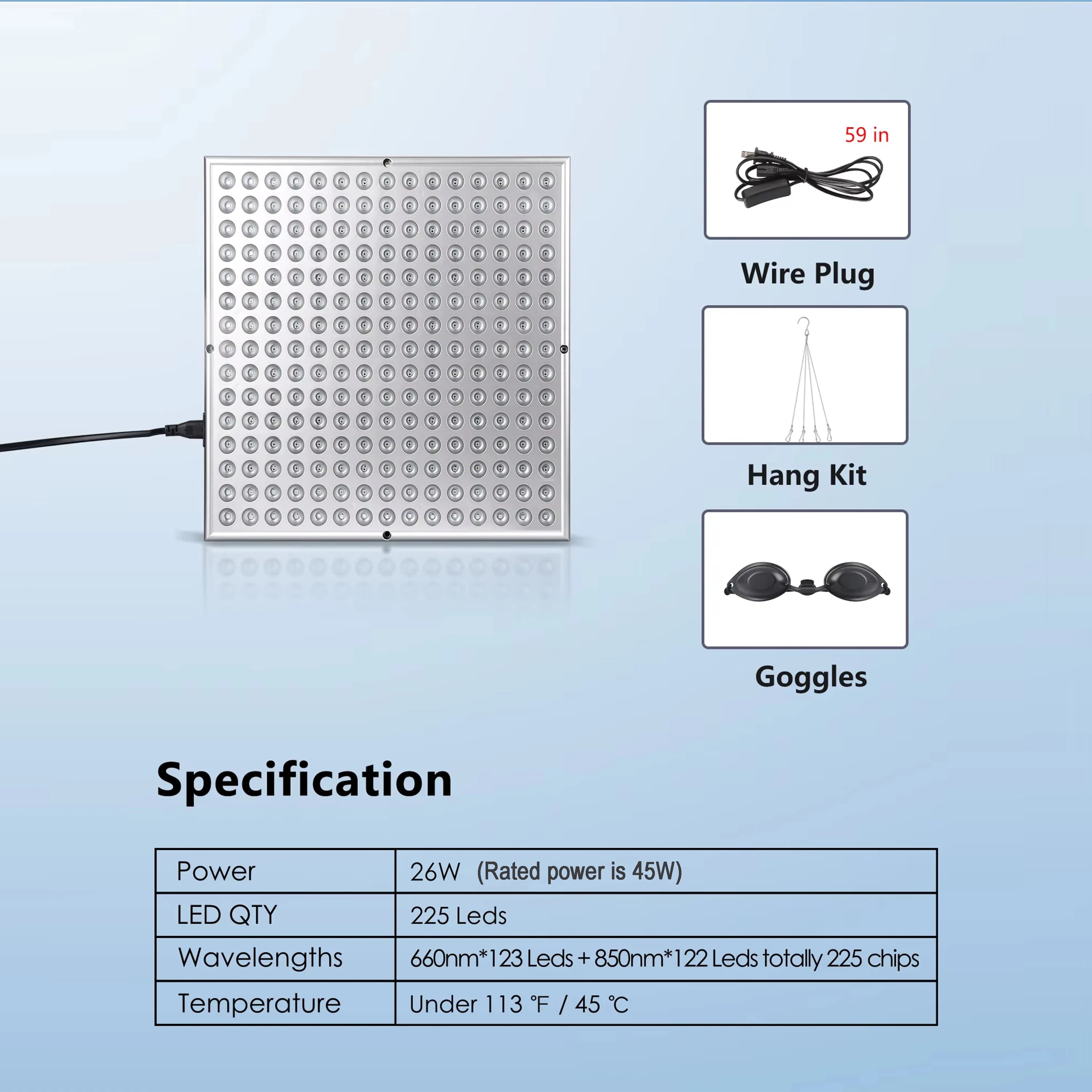 Advanced Red Light Therapy Panel