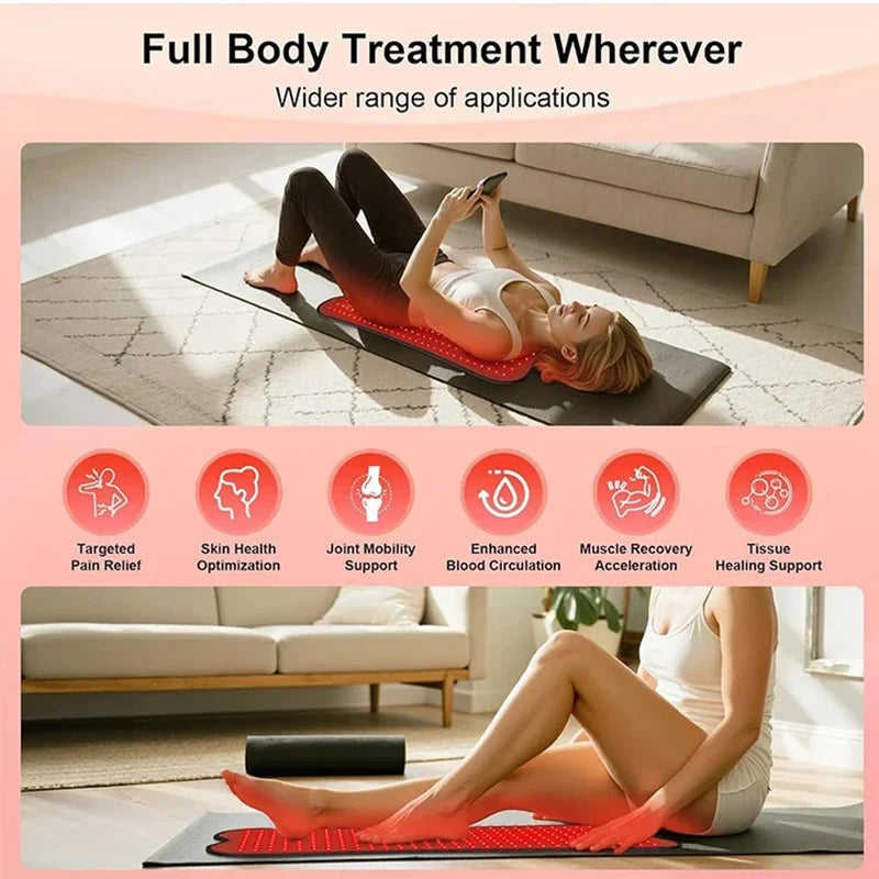210pcs Red Infrared Light Therapy Pad LED Beauty Devices LED Bead Red Light Belt for Face and Body Back Knee Hands Feet Relief