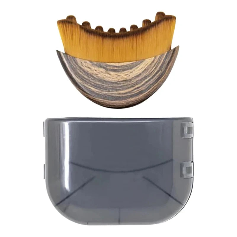 Portable Facial Dry Brush for Lymphatic Drainage & Face Sculpting