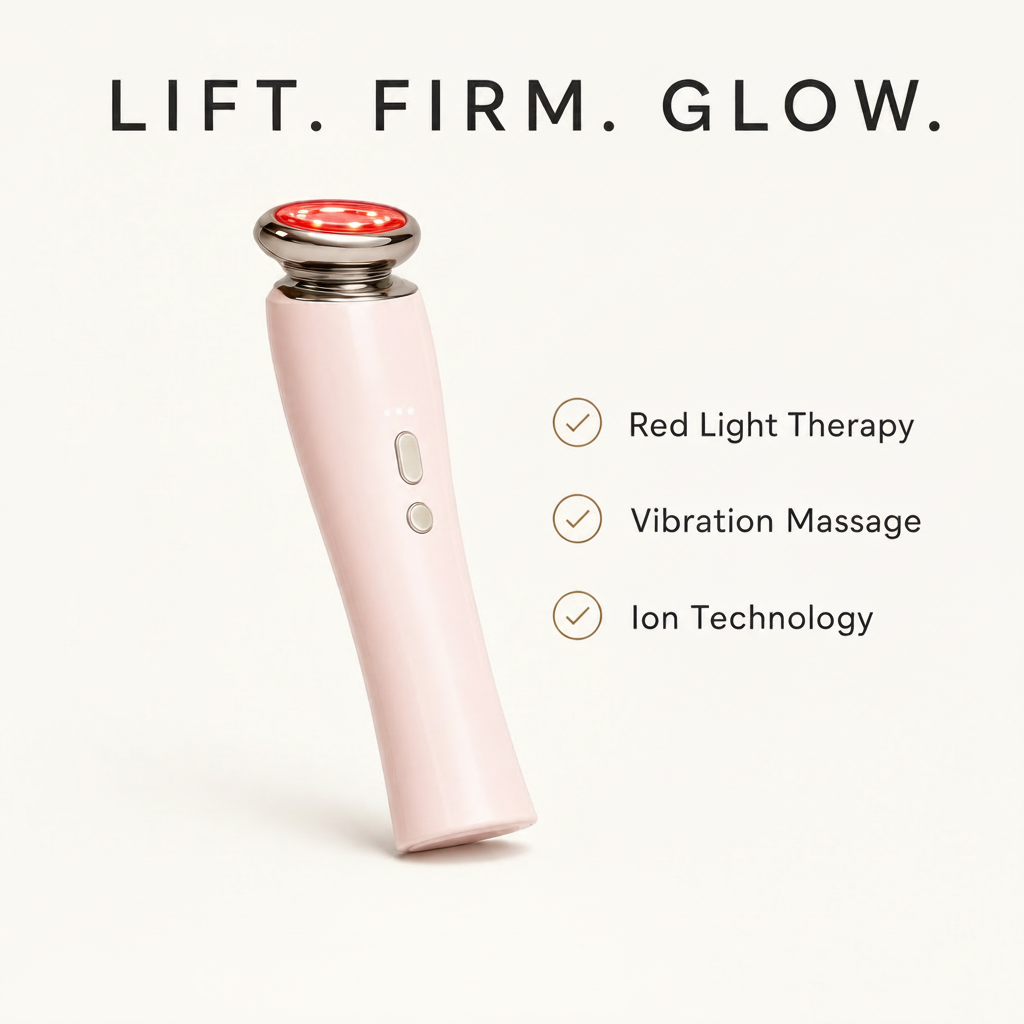 Redeem Glow — 3-in-1 Red Light Facial & Neck Device