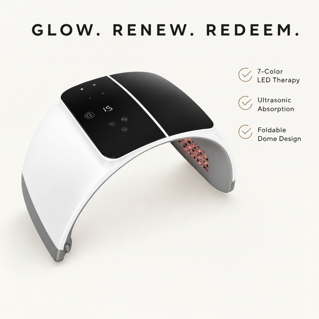 Redeem Radiance — 7-Color PDT LED Light Therapy Dome